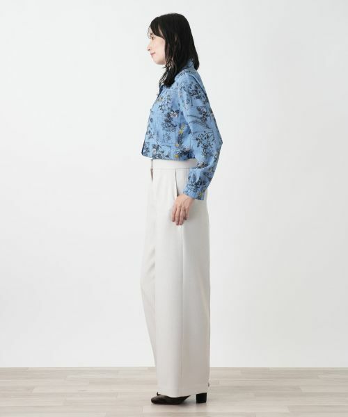 Leilian / レリアン その他パンツ | センタープレスワイドパンツ | 詳細5