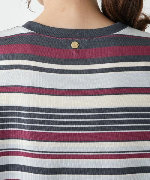 Leilian / レリアン カットソー | マルチボーダーカットソー | 詳細11