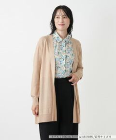 Leilian / レリアン カーディガン・ボレロ | ラメロングカーディガン