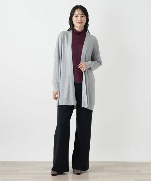 Leilian / レリアン カーディガン・ボレロ | ラメロングカーディガン | 詳細1