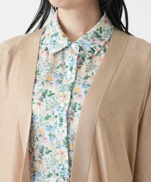 Leilian / レリアン カーディガン・ボレロ | ラメロングカーディガン | 詳細10