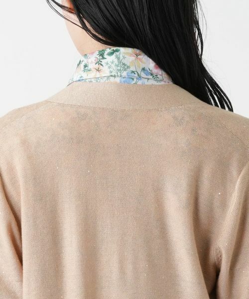 Leilian / レリアン カーディガン・ボレロ | ラメロングカーディガン | 詳細11