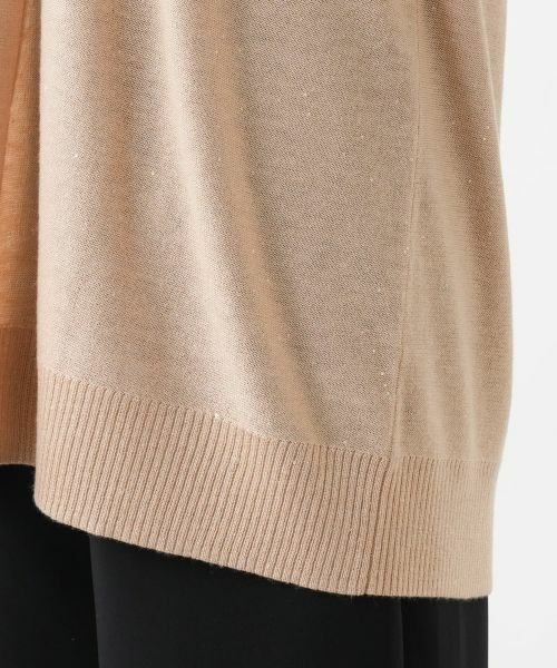 Leilian / レリアン カーディガン・ボレロ | ラメロングカーディガン | 詳細13