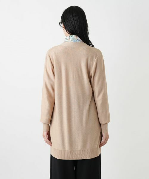 Leilian / レリアン カーディガン・ボレロ | ラメロングカーディガン | 詳細9