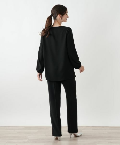 Leilian / レリアン シャツ・ブラウス | フラワー柄切替ブラウス | 詳細3