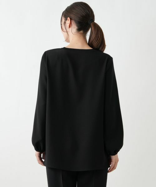 Leilian / レリアン シャツ・ブラウス | フラワー柄切替ブラウス | 詳細6