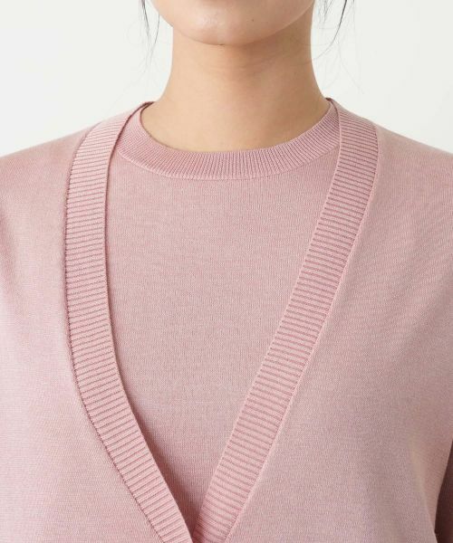 Leilian / レリアン カーディガン・ボレロ | Vネックカーディガン【25年10月カタログ】 | 詳細4