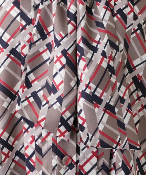 Leilian / レリアン シャツ・ブラウス | チェックボウタイブラウス【RATTI】 | 詳細12