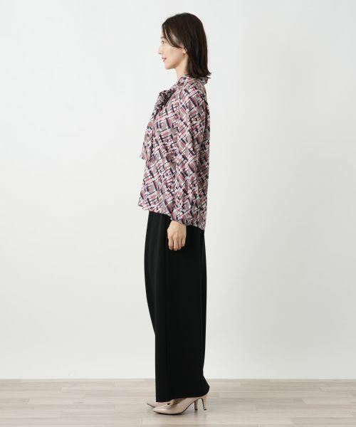 Leilian / レリアン シャツ・ブラウス | チェックボウタイブラウス【RATTI】 | 詳細2