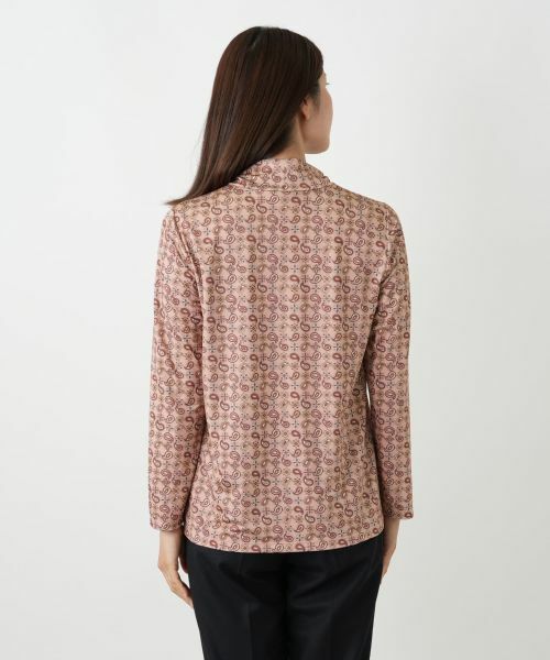 Leilian / レリアン カットソー | ペイズリーハイネックカットソー | 詳細10