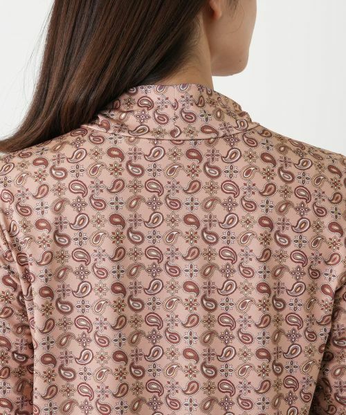 Leilian / レリアン カットソー | ペイズリーハイネックカットソー | 詳細12