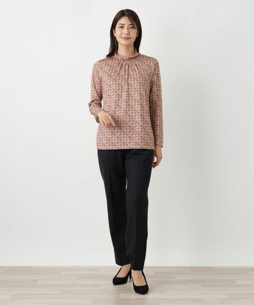 Leilian / レリアン カットソー | ペイズリーハイネックカットソー | 詳細5