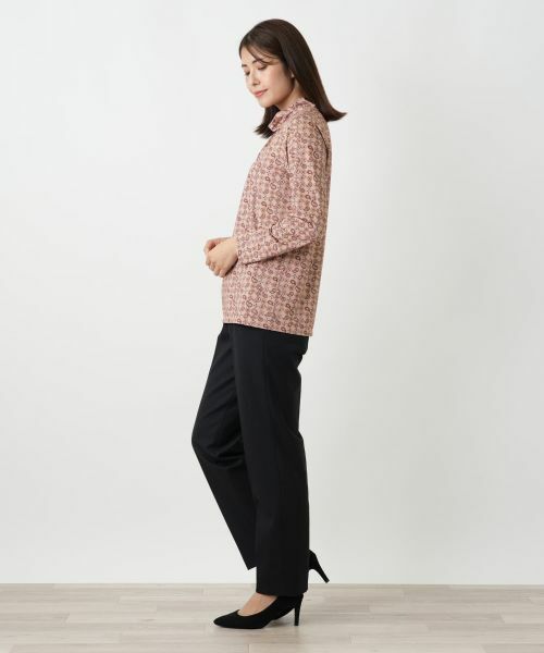 Leilian / レリアン カットソー | ペイズリーハイネックカットソー | 詳細6