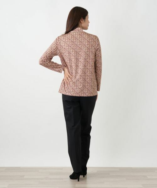 Leilian / レリアン カットソー | ペイズリーハイネックカットソー | 詳細7