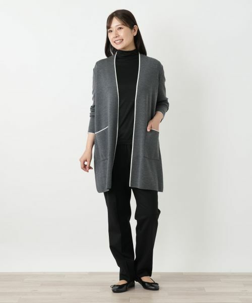 Leilian / レリアン カーディガン・ボレロ | ノーボタンカーディガン | 詳細1