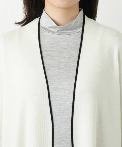 Leilian / レリアン カーディガン・ボレロ | ノーボタンカーディガン | 詳細10