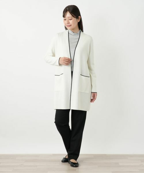 Leilian / レリアン カーディガン・ボレロ | ノーボタンカーディガン | 詳細4