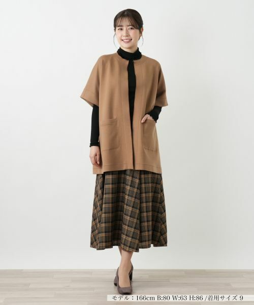 Leilian / レリアン テーラードジャケット | マント風ジャケット【25年9月カタログ】 | 詳細1