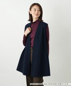 Leilian / レリアン テーラードジャケット | ノーボタンベスト