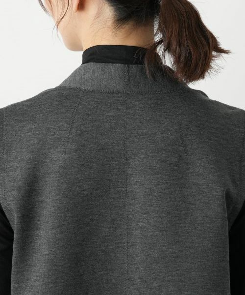 Leilian / レリアン テーラードジャケット | ノーボタンベスト | 詳細11