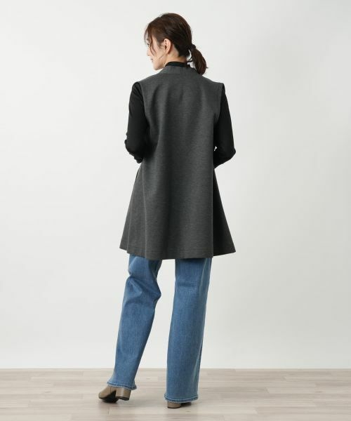 Leilian / レリアン テーラードジャケット | ノーボタンベスト | 詳細6