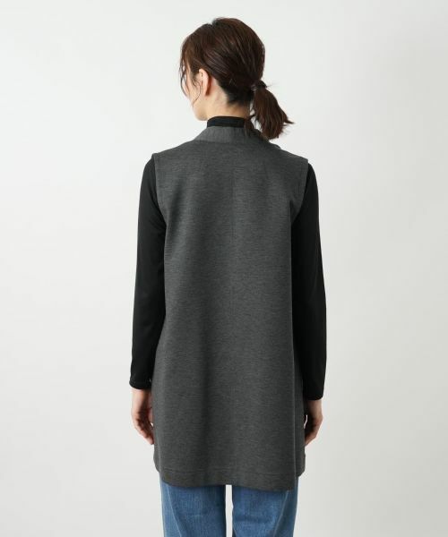 Leilian / レリアン テーラードジャケット | ノーボタンベスト | 詳細9