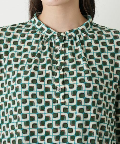 Leilian / レリアン カットソー | プリントバンドカラートップス【ROCHAS Premiere】 | 詳細7