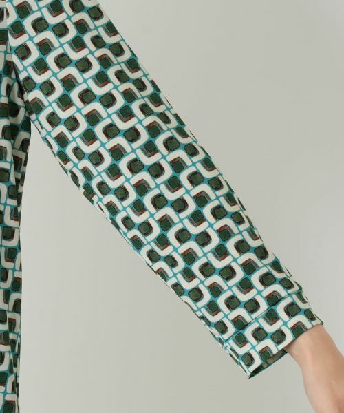 Leilian / レリアン カットソー | プリントバンドカラートップス【ROCHAS Premiere】 | 詳細9