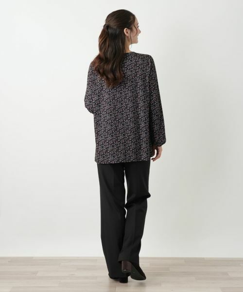 Leilian / レリアン カットソー | プリントチュニックブラウス【ROCHAS Premiere】 | 詳細3