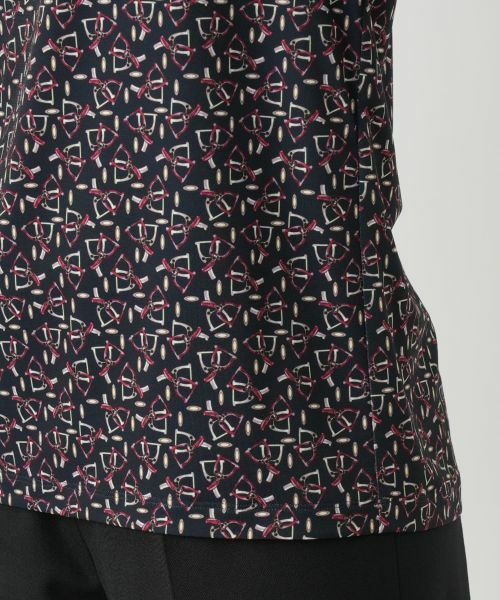 Leilian / レリアン カットソー | プリントハイネックブラウス【ROCHAS Premiere】 | 詳細11