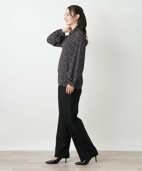 Leilian / レリアン カットソー | プリントハイネックブラウス【ROCHAS Premiere】 | 詳細2