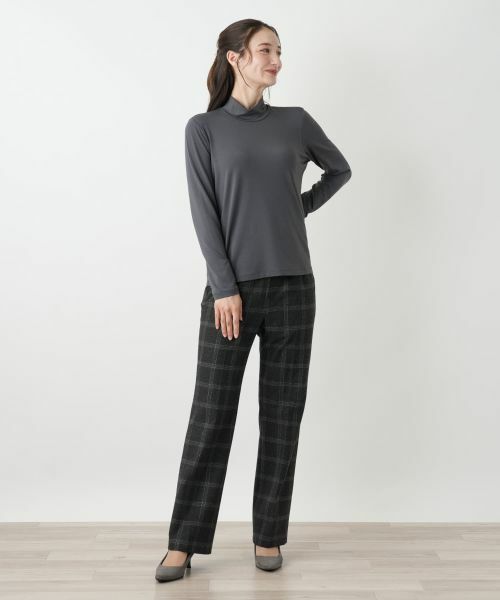 Leilian / レリアン カットソー | ハイネックカットソー【ROCHAS Premiere】 | 詳細1