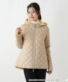 Leilian / レリアン テーラードジャケット | 中わたリバーシブルフーデッドジャケット