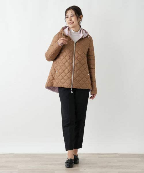 Leilian / レリアン テーラードジャケット | 中わたリバーシブルフーデッドジャケット | 詳細1