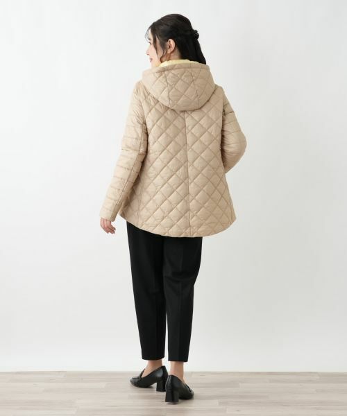 Leilian / レリアン テーラードジャケット | 中わたリバーシブルフーデッドジャケット | 詳細13