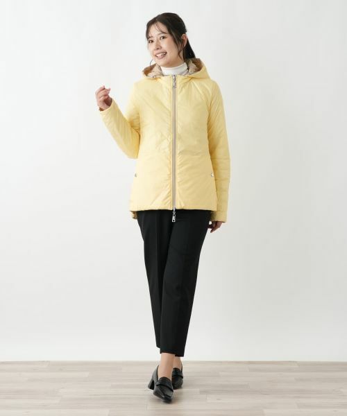 Leilian / レリアン テーラードジャケット | 中わたリバーシブルフーデッドジャケット | 詳細18