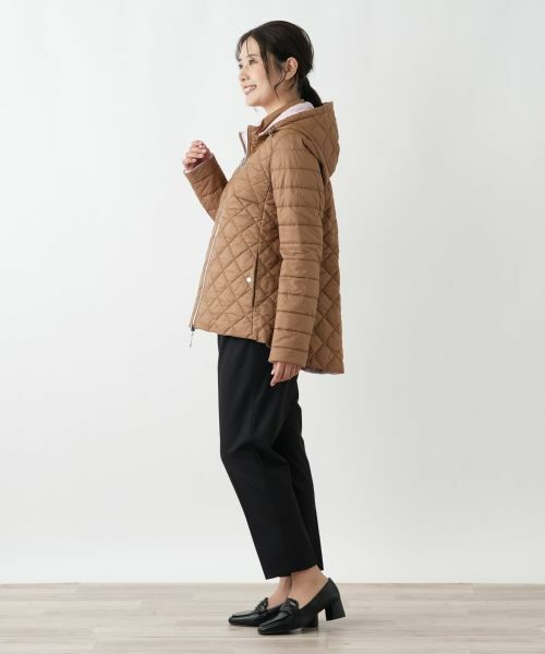 Leilian / レリアン テーラードジャケット | 中わたリバーシブルフーデッドジャケット | 詳細2