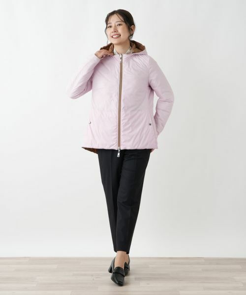 Leilian / レリアン テーラードジャケット | 中わたリバーシブルフーデッドジャケット | 詳細4