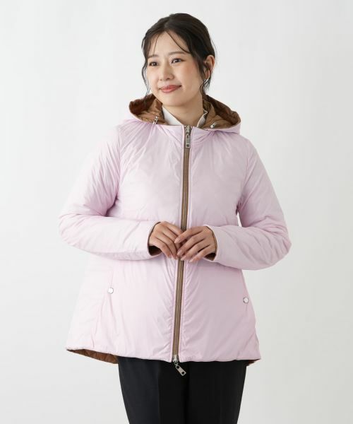 Leilian / レリアン テーラードジャケット | 中わたリバーシブルフーデッドジャケット | 詳細5