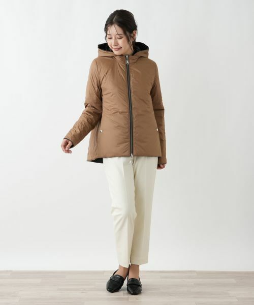 Leilian / レリアン テーラードジャケット | 中わたリバーシブルフーデッドジャケット | 詳細9