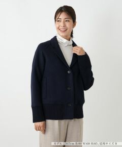 Leilian / レリアン テーラードジャケット | ニットジャケット【ROSSO35】