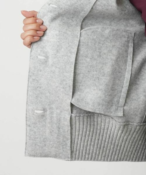 Leilian / レリアン テーラードジャケット | ニットジャケット【ROSSO35】 | 詳細12