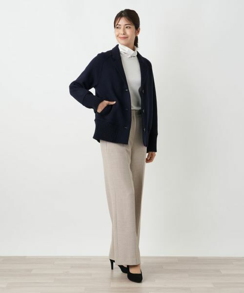 Leilian / レリアン テーラードジャケット | ニットジャケット【ROSSO35】 | 詳細14