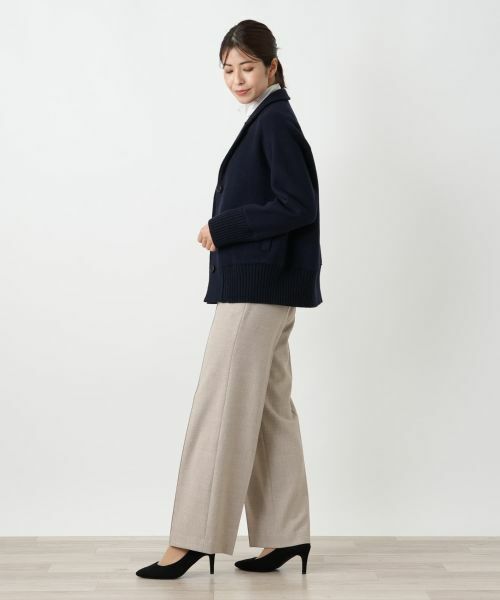 Leilian / レリアン テーラードジャケット | ニットジャケット【ROSSO35】 | 詳細15