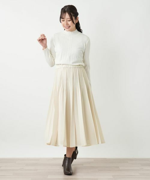 Leilian / レリアン ロング・マキシ丈スカート | 洗えるプリーツスカート【25年10月カタログ】 | 詳細20