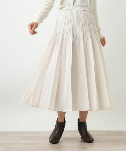 Leilian / レリアン ロング・マキシ丈スカート | 洗えるプリーツスカート【25年10月カタログ】 | 詳細3