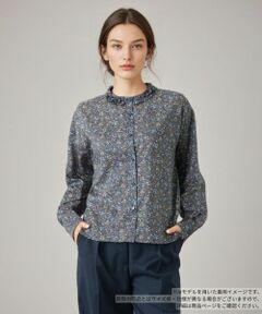 Leilian / レリアン シャツ・ブラウス | 花柄フリルカラーブラウス