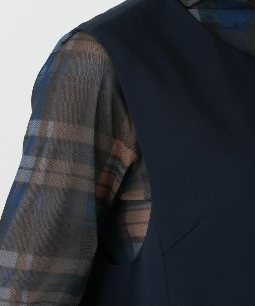 Leilian / レリアン ロング・マキシ丈ワンピース | キーネックジャンパースカート | 詳細12