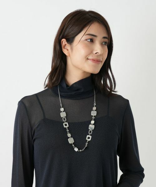 Leilian / レリアン ネックレス・ペンダント・チョーカー | スクエアモチーフロングネックレス | 詳細6