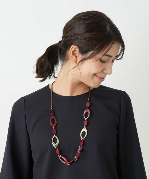 Leilian / レリアン ネックレス・ペンダント・チョーカー | オーバルモチーフロングネックレス | 詳細6